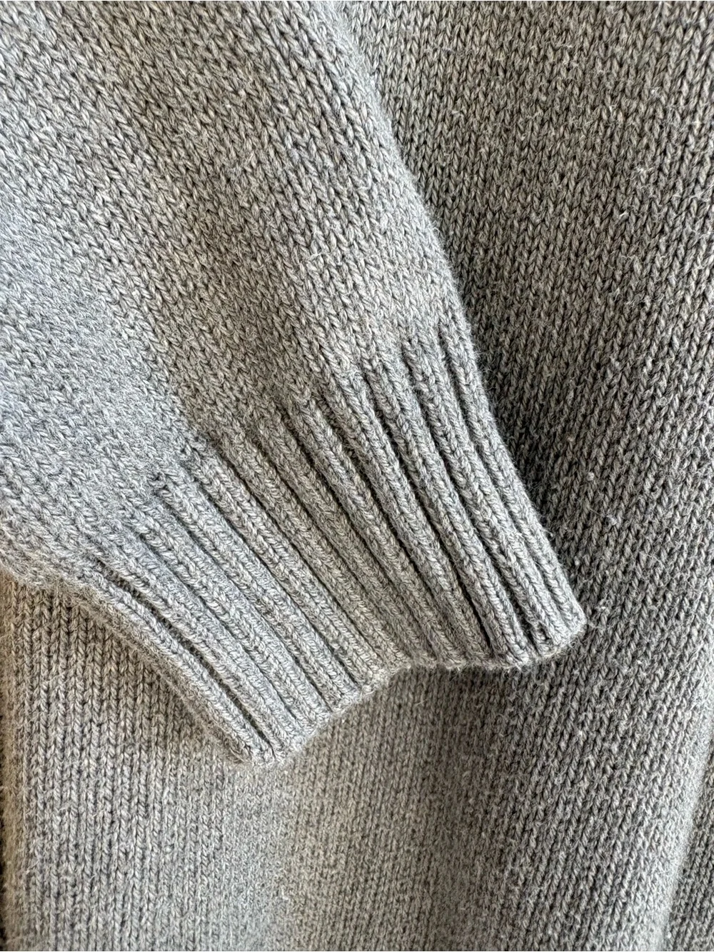 Polo Ralph Lauren Men’s XL Gray Pima Cotton Quarter Zip Sweater